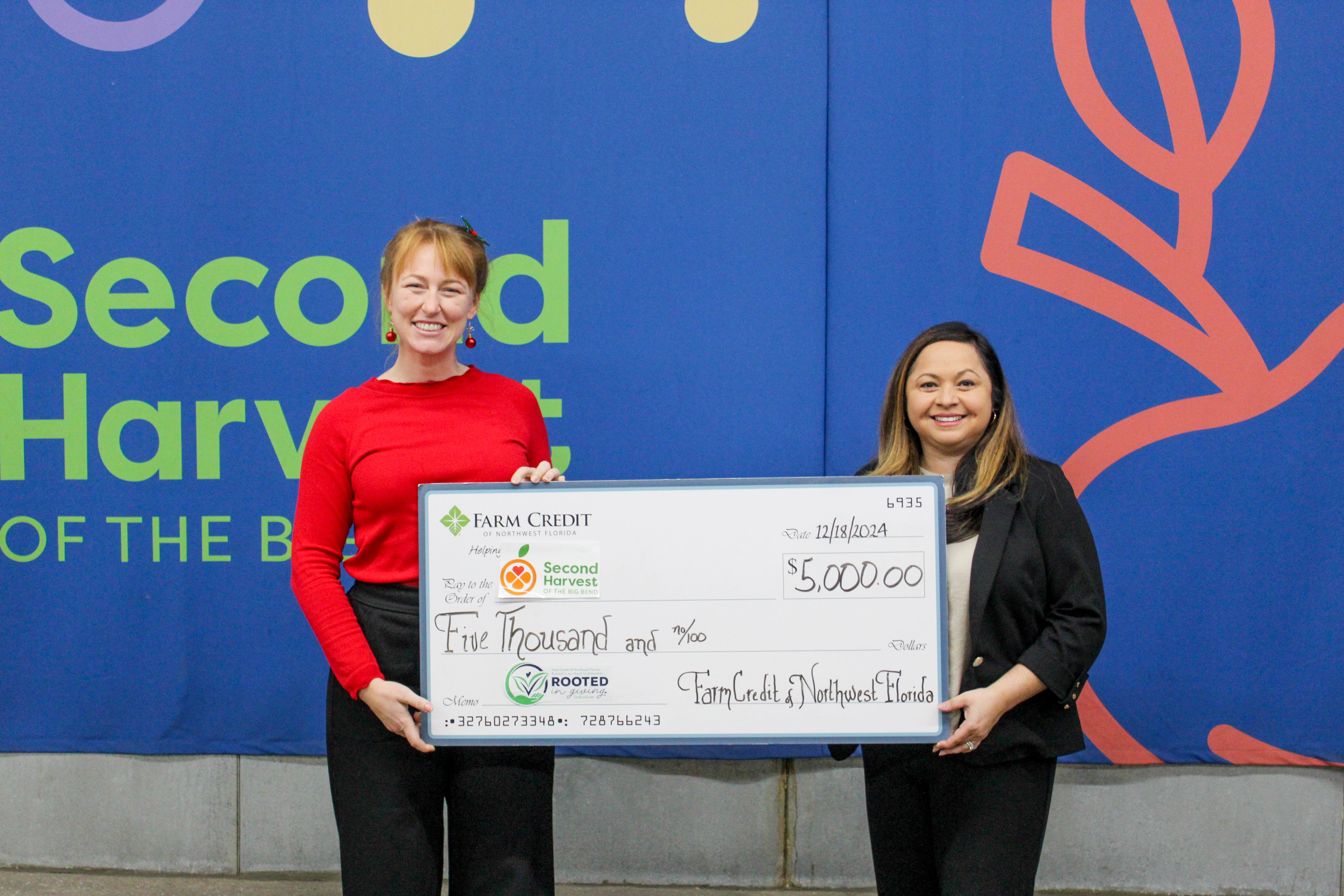 From L to R: Monique Ellsworth, Second Harvest of the Big Bend, Emily Lowe, Farm Credit of Northwest Florida